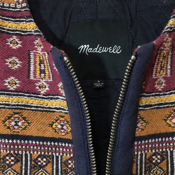 🚫sold🚫Madewell like wool jacket w/zipper pocket - Picture 3 of 8